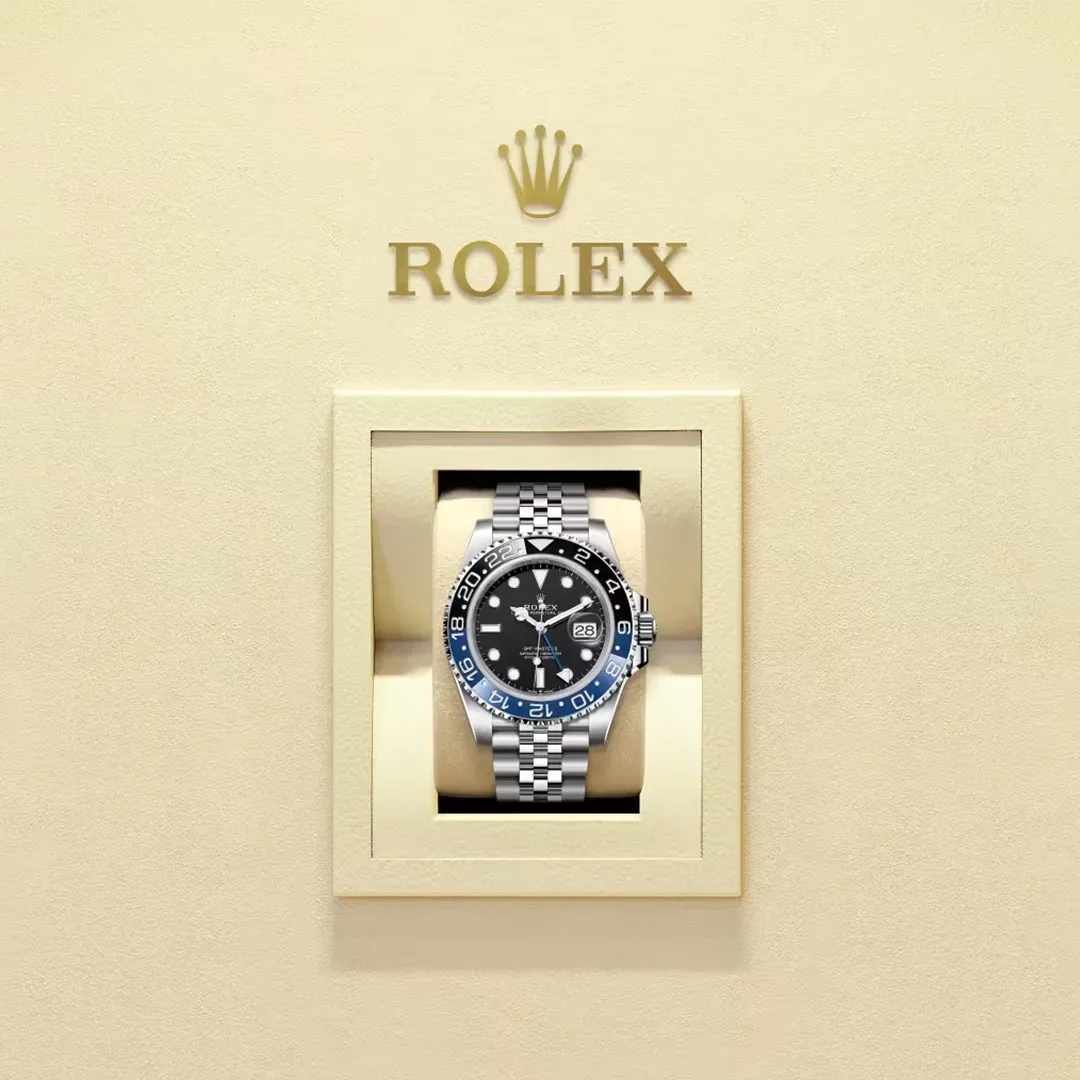 ساعت رولکس جی ام تی مستر 2 موتور سوئیس Rolex GMT Master 2 Swiss Movement m126710blnr-0002