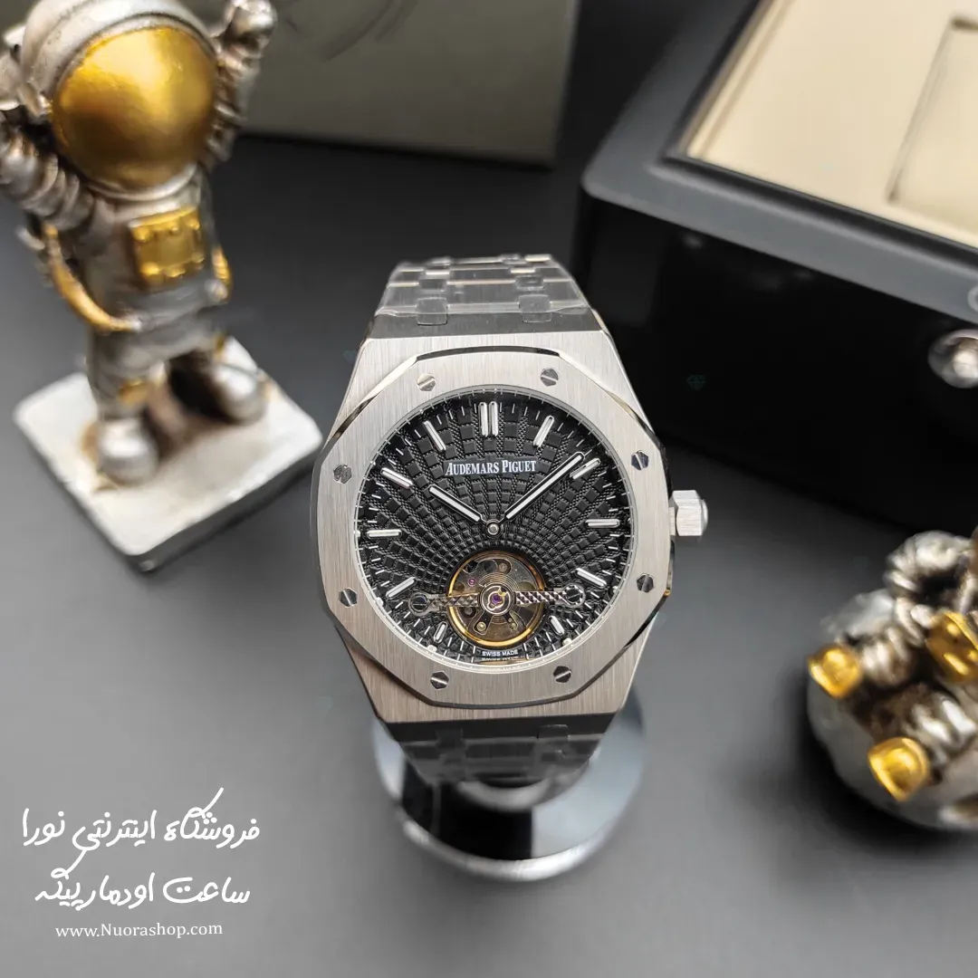 ساعت اودمار پیگه توربین صفحه مشکی Audemars Piguet Tourbillon