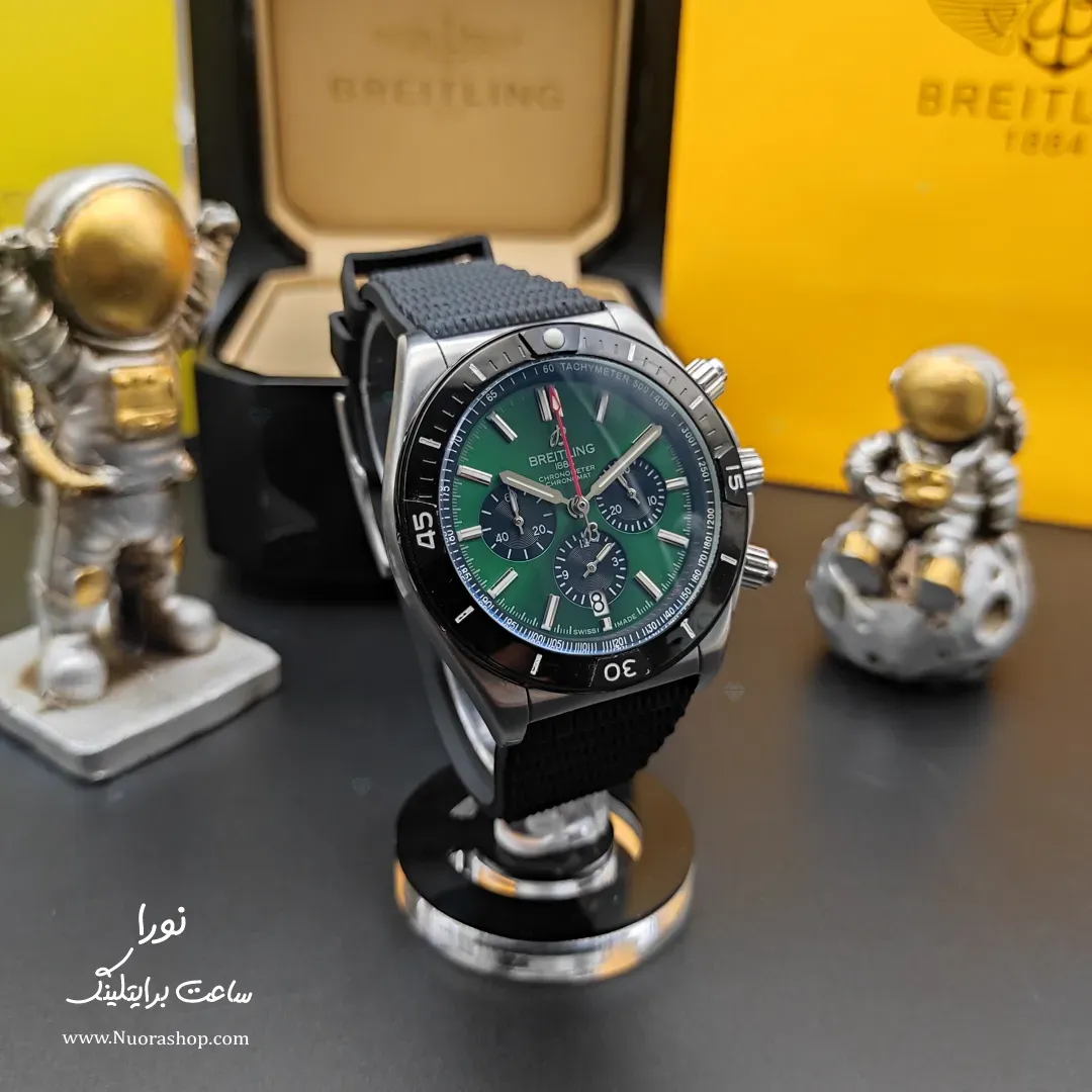 ساعت برایتلینگ سوپر کورنومتر سبز B01 - Breitling SUPER CHRONOMAT B01