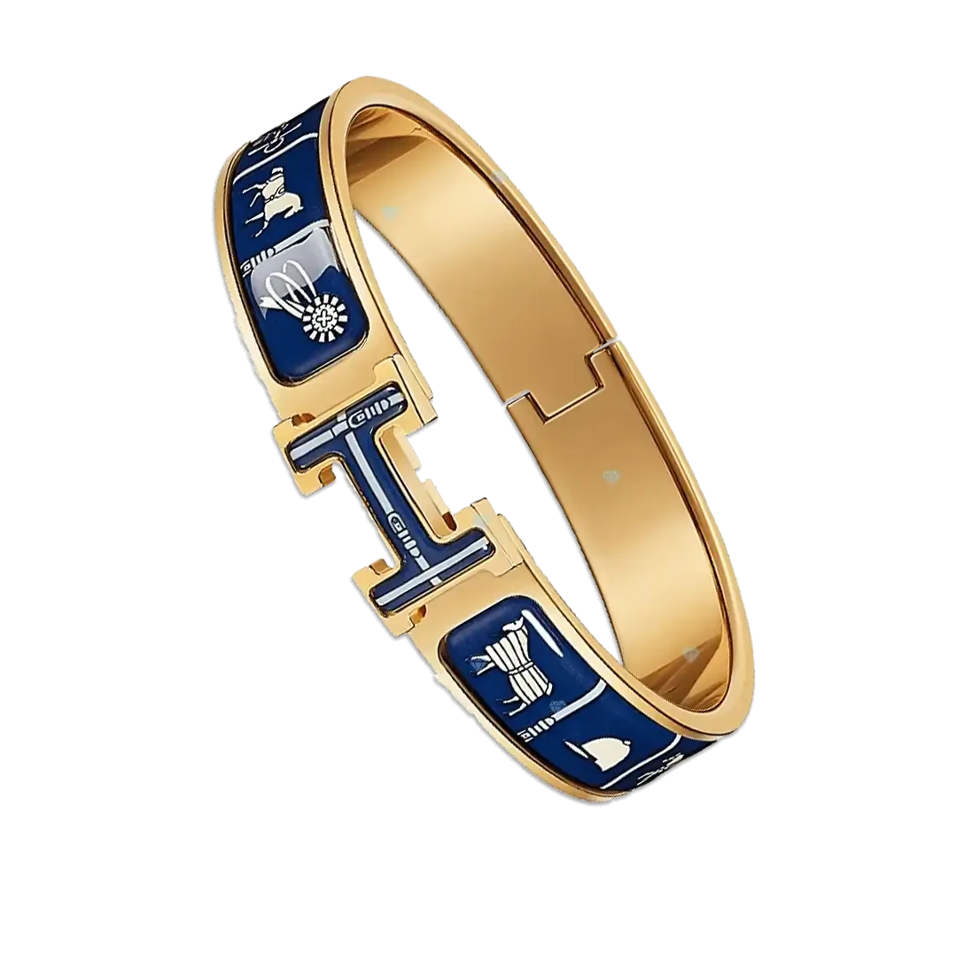 دستبند هرمس اسب سرمه ای