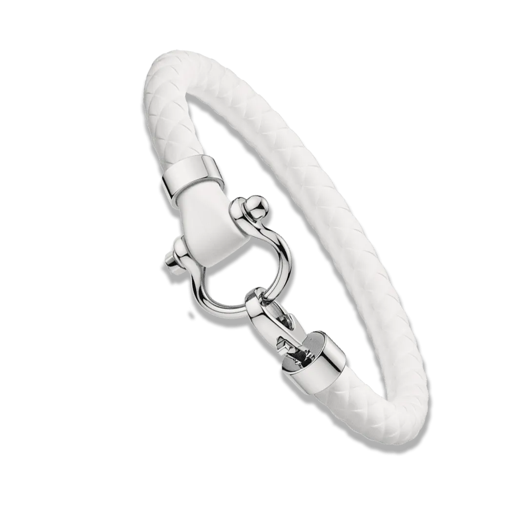 دستبند امگا سفید رابر