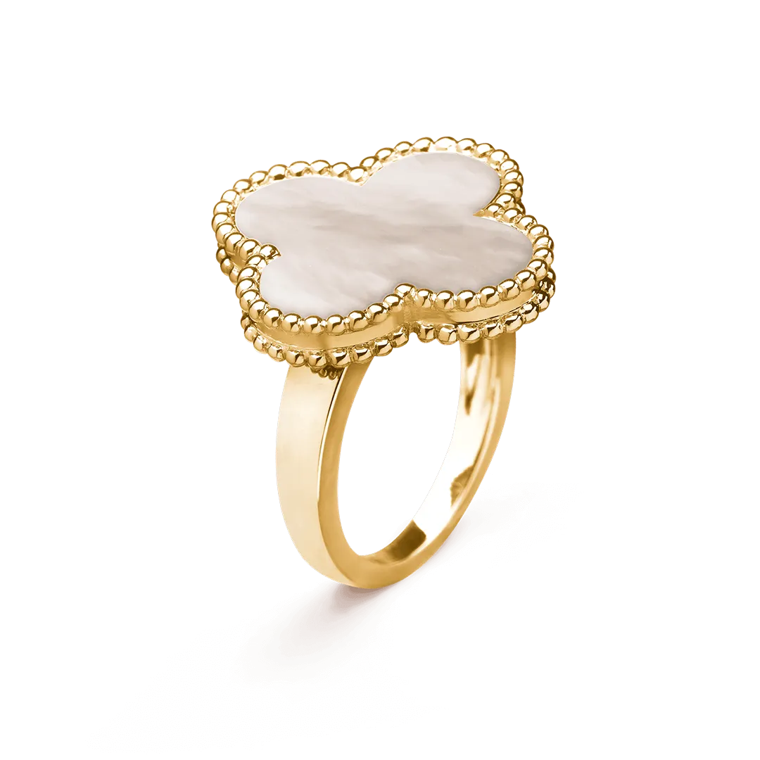 انگشتر گل سفید ونکلیف