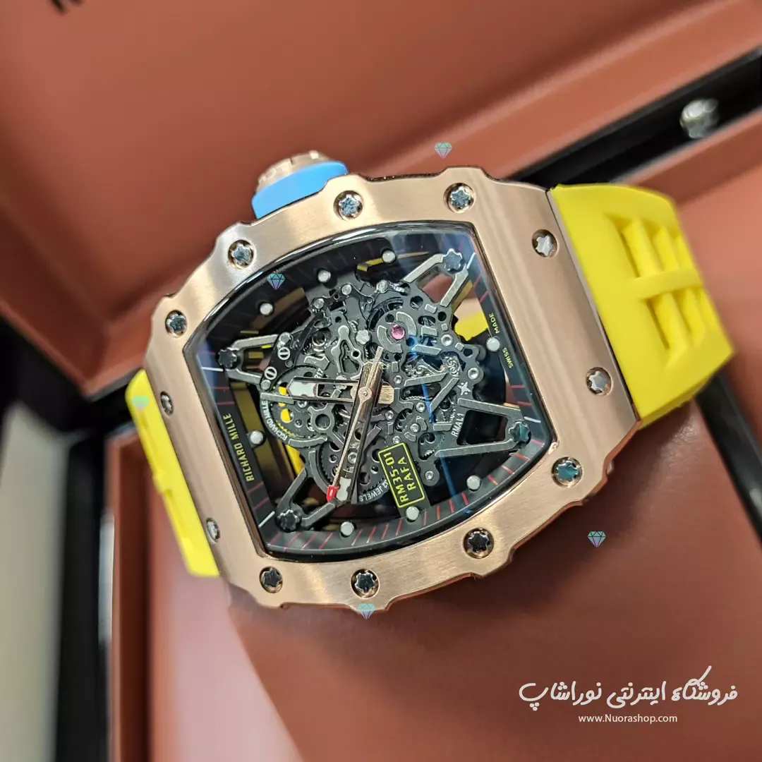 ساعت rm 35-01 rafa ریچارد میل زرد