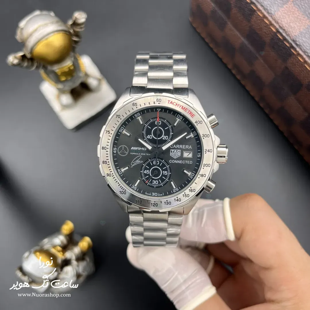 ساعت تگ هویر مرسدس بنز طوسی Tag Heuer